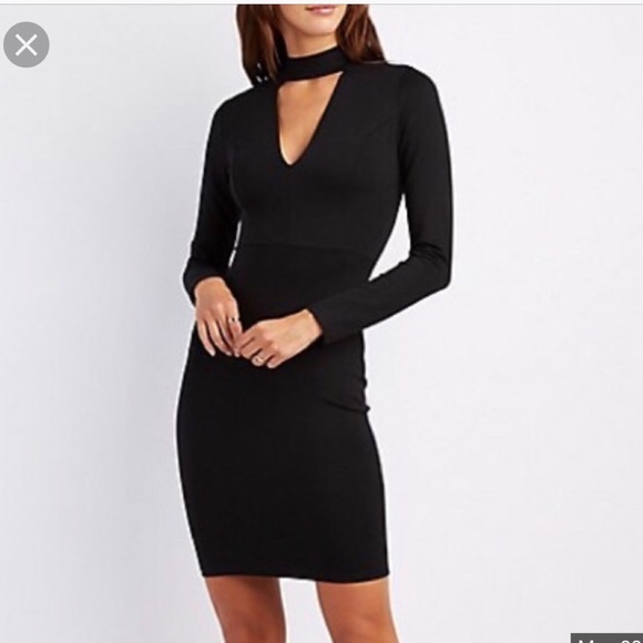 Charlotte Russe Dresses & Skirts - CHARLOTTE RUSSE Mock Neck Bodycon Dress